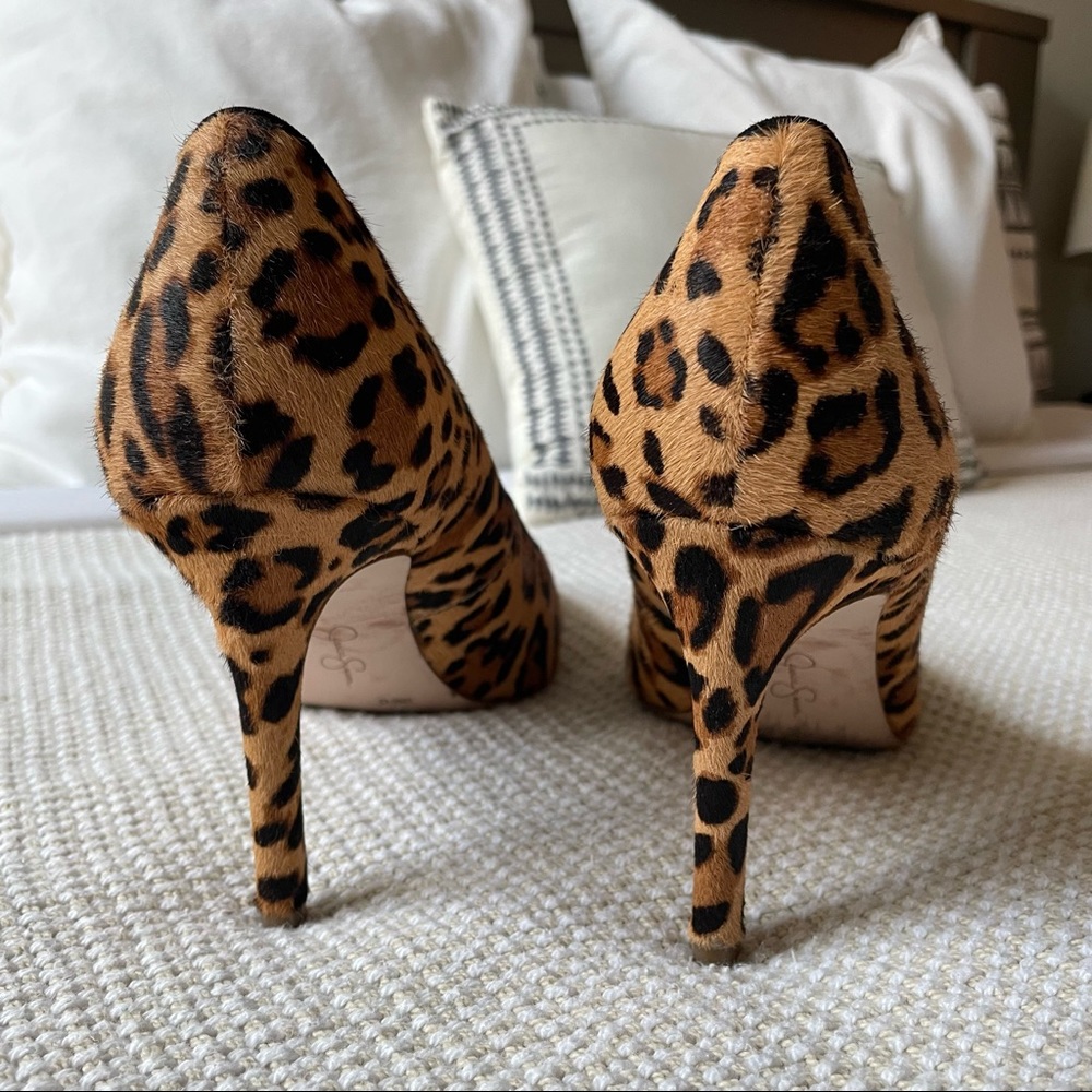 Jessica Simpson cheetah pumps, only worn twice